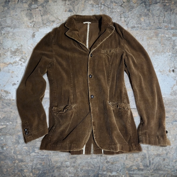𝗦𝗢𝗟𝗗 Abercrombie & Fitch VINTAGE pinwhale corduroy blazer - Picture 2 of 6